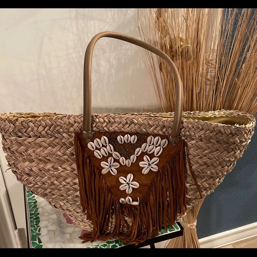 Bay Sky Straw Bag